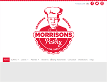 Tablet Screenshot of morrisonspastry.com